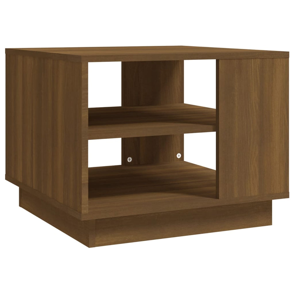 Couchtisch Eiche Braun 55x55 cm