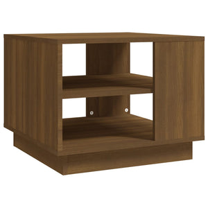Couchtisch Eiche Braun 55x55 cm