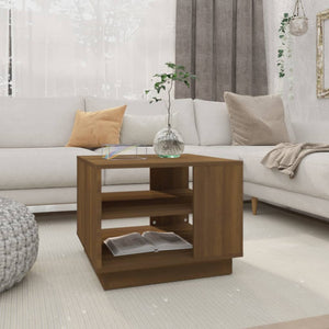 Couchtisch Eiche Braun 55x55 cm