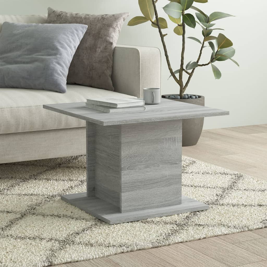 Grauer Couchtisch Sonoma, 55,5 cm