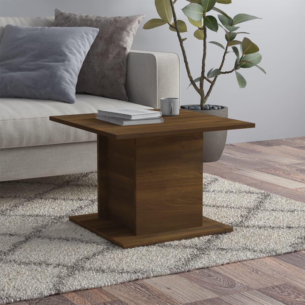 Couchtisch Braun Eichenoptik 55,5x55,5 cm