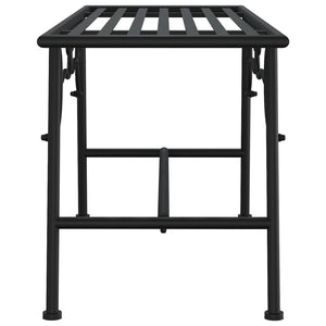Baumbank, 110 cm, Stahl, Schwarz