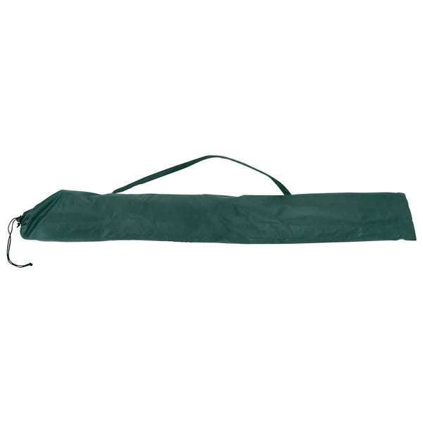 vidaXL Parasol de pêche vert 220x185 cm