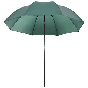 vidaXL Parasol de pêche vert 220x185 cm