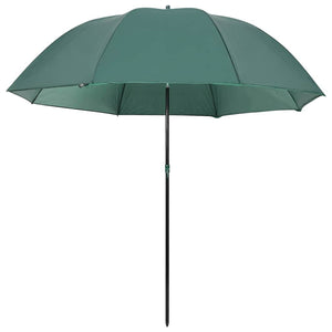 vidaXL Parasol de pêche vert 220x185 cm