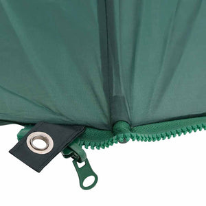 vidaXL Parasol de pêche vert 220x185 cm