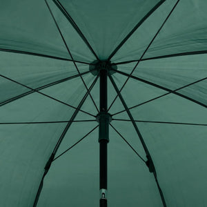 vidaXL Parasol de pêche vert 220x185 cm