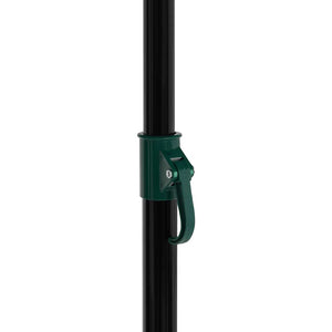 vidaXL Parasol de pêche vert 220x185 cm