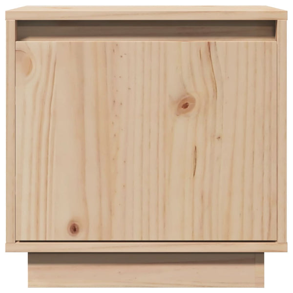 Nachttische Kiefer Massivholz 40x40 cm, 2er-Set