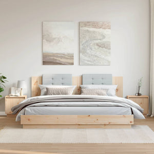 Nachttische Kiefer Massivholz 40x40 cm, 2er-Set