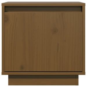 vidaXL Tables de chevet 2 pcs Marron miel 40x30x40 cm Bois de pin massif