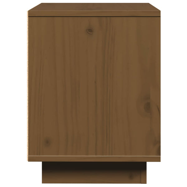vidaXL Tables de chevet 2 pcs Marron miel 40x30x40 cm Bois de pin massif