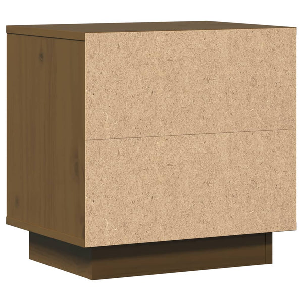 vidaXL Tables de chevet 2 pcs Marron miel 40x30x40 cm Bois de pin massif