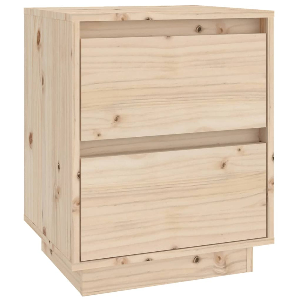 vidaXL Nightstand 40x35x50 cm Solid Pine Wood