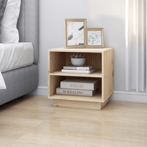 Nachttische Kiefer Massivholz 40x40 cm, 2er-Set