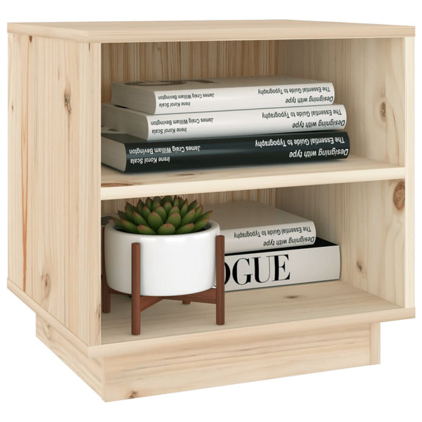 Nachttische Kiefer Massivholz 40x40 cm, 2er-Set