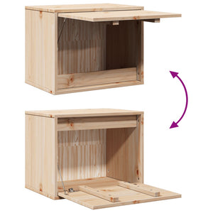 Massivholz Wandschrank Kiefer 45x30x35 cm
