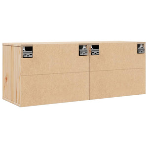 Wandschränke Kiefer Massivholz 45x30x35cm, 2er-Set