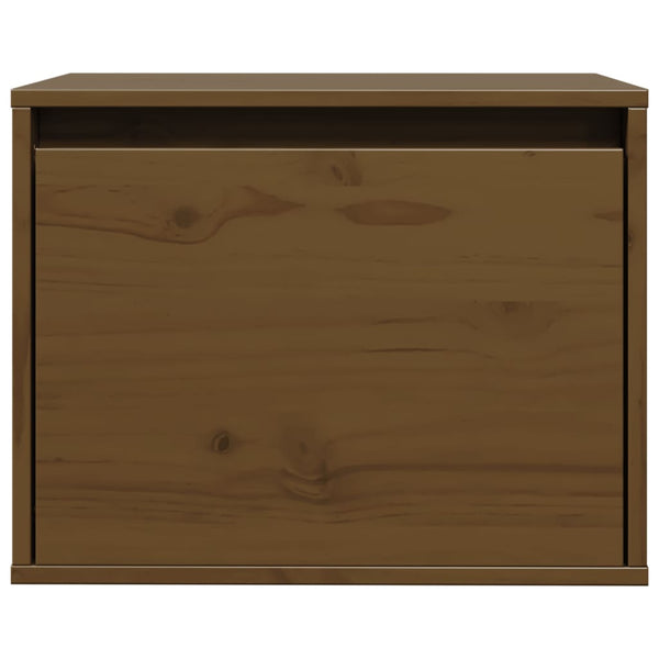 Wandschrank Honigbraun 45x30x35cm Kiefer Massivholz