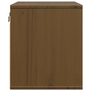 Wandschrank Honigbraun 45x30x35cm Kiefer Massivholz