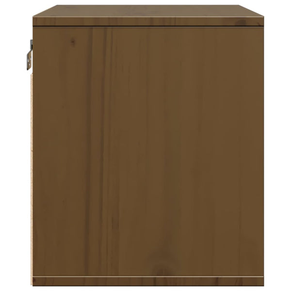 Wandschrank Honigbraun 45x30x35cm Kiefer Massivholz