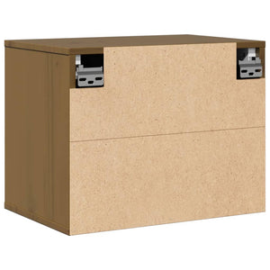 Wandschrank Honigbraun 45x30x35cm Kiefer Massivholz