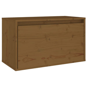 Wandschrank Honigbraun 60x30x35 cm Kiefer Massivholz