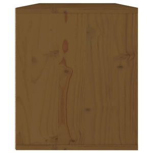 Wandschrank Honigbraun 60x30x35 cm Kiefer Massivholz
