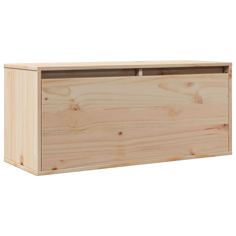 Wandschrank Kiefer Massivholz 80x30x35 cm