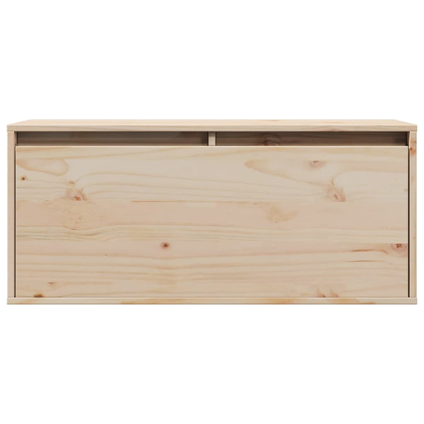 Wandschrank Kiefer Massivholz 80x30x35 cm