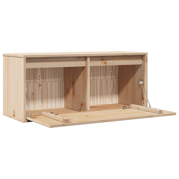 Wandschrank Kiefer Massivholz 80x30x35 cm