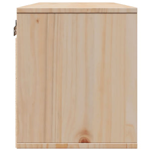 Wandschrank Kiefer Massivholz 80x30x35 cm