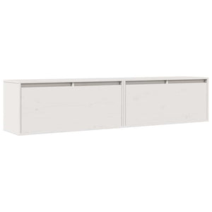 Weiße Hängeschränke 80cm, 2er Set