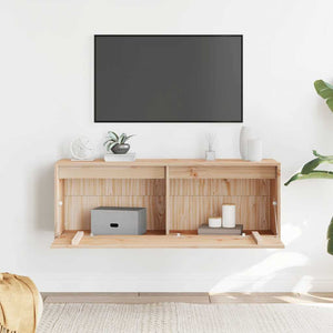 Wandschrank Kiefer Massivholz 100x30x35 cm