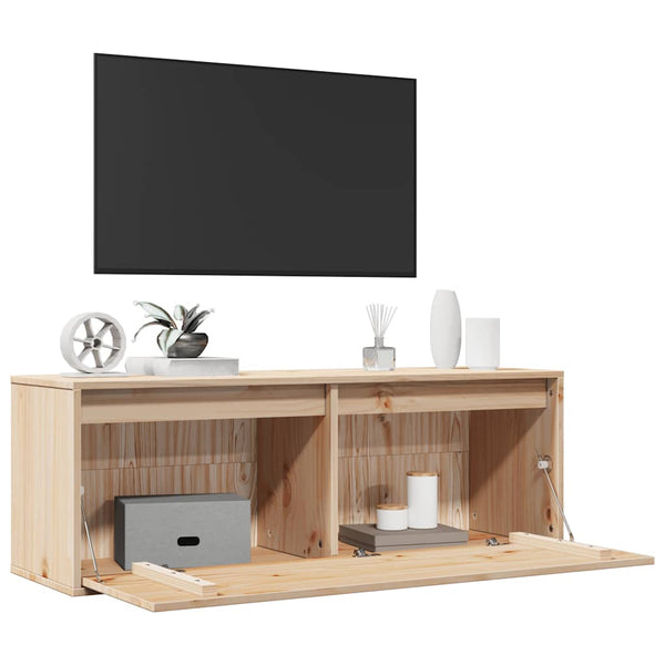 Wandschrank Kiefer Massivholz 100x30x35 cm