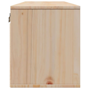 Wandschrank Kiefer Massivholz 100x30x35 cm