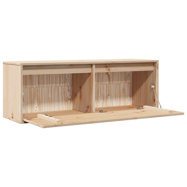 Wandschrank Kiefer Massivholz 100x30x35 cm