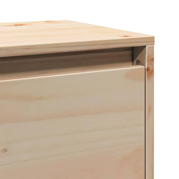 Wandschrank Kiefer Massivholz 100x30x35 cm