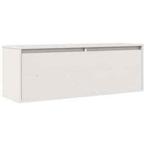 Weißer Wandschrank Kiefer Massivholz 100cm