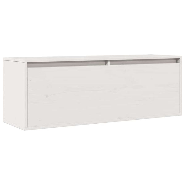 Weißer Wandschrank Kiefer Massivholz 100cm