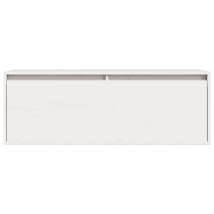 Weißer Wandschrank Kiefer Massivholz 100cm