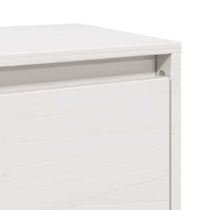 Weißer Wandschrank Kiefer Massivholz 100cm