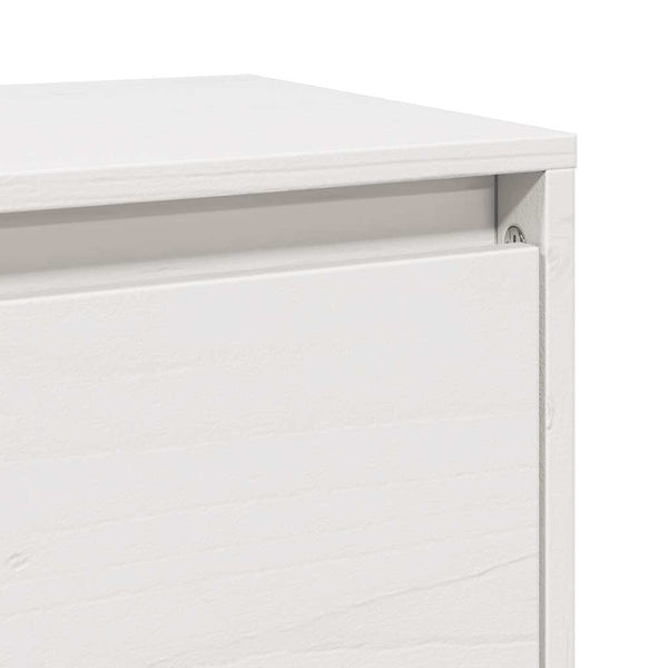 Weißer Wandschrank Kiefer Massivholz 100cm