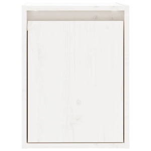 Weißer Wandschrank Kiefer Massivholz 30x30x40 cm