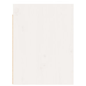 Weißer Wandschrank Kiefer Massivholz 30x30x40 cm