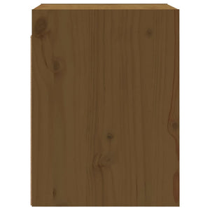 vidaXL Armoires murales 2 pcs Marron miel 30x30x40 cm Bois de pin massif