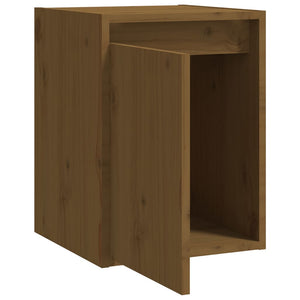 vidaXL Armoires murales 2 pcs Marron miel 30x30x40 cm Bois de pin massif