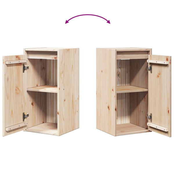 Wandschrank Kiefer Massivholz 30x30x60 cm