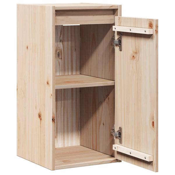 Massivholz Wandschränke Kiefer, 2er-Set