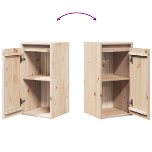 Massivholz Wandschränke Kiefer, 2er-Set
